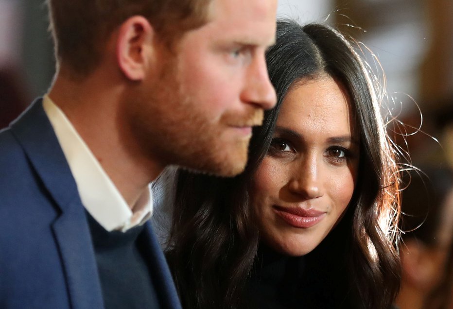 Fotografija: Meghan in Harry sta prejšnji teden šokirala javnost in angleški dvor.  FOTO: Reuters