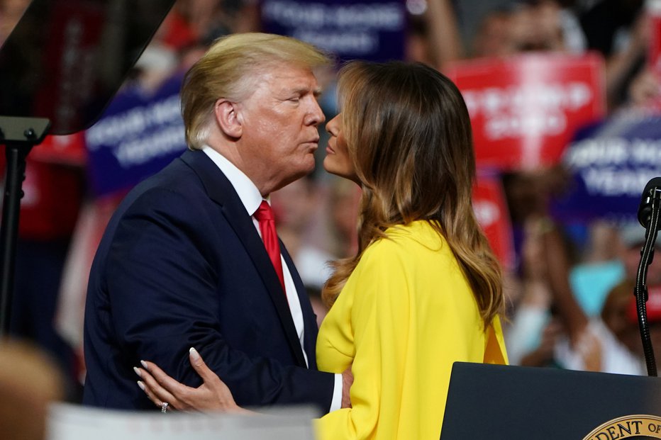 Fotografija: Zmaga Donalda Trumpa je v Belo hišo popeljala Slovenko Melanio Trump. FOTO: Reuters