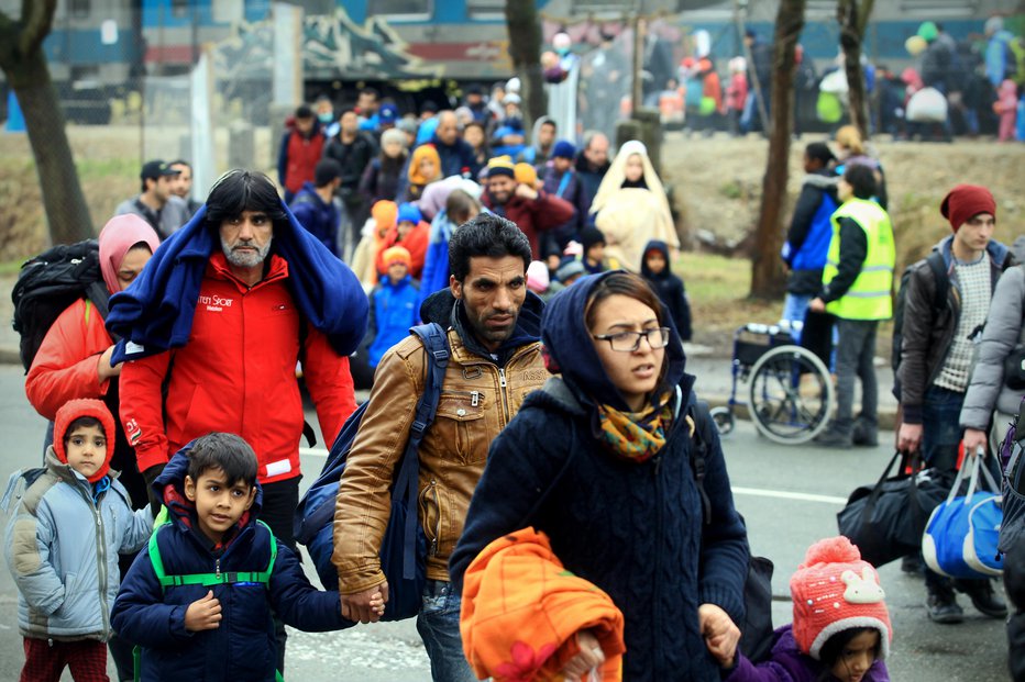 Fotografija: Žižek je prepričan, da se migranti ne morejo integrirati. FOTO: Blaž Samec, Delo