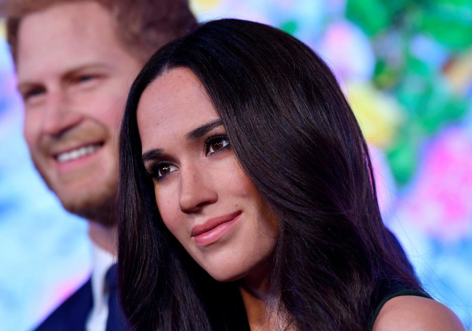 Fotografija: Harry in Meghan v muzeju Madame Tussauds. FOTO: Reuters