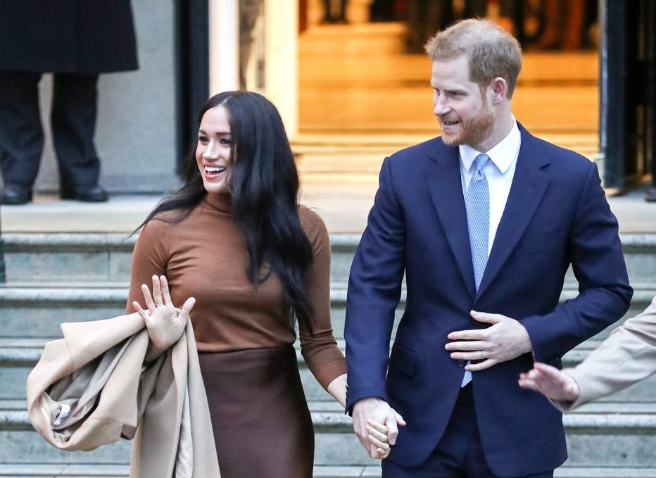 Fotografija: Meghan in Harry bosta del kraljeve družine le še do konca marca. FOTO: Getty Images