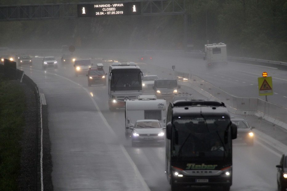 Fotografija: Primorska avtocesta. FOTO: Mavric Pivk