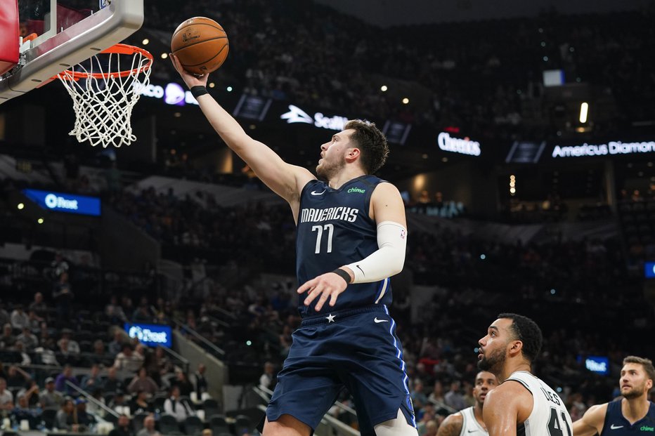 Fotografija: Luka Dončić nosi na dresu številko 77. FOTO: Usa Today Sports/Reuters