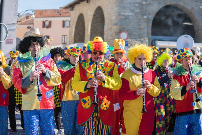 Istrski pustni karneval je bil zadnja večja prireditev pred epidemijo. Foto: Jaka Ivančič