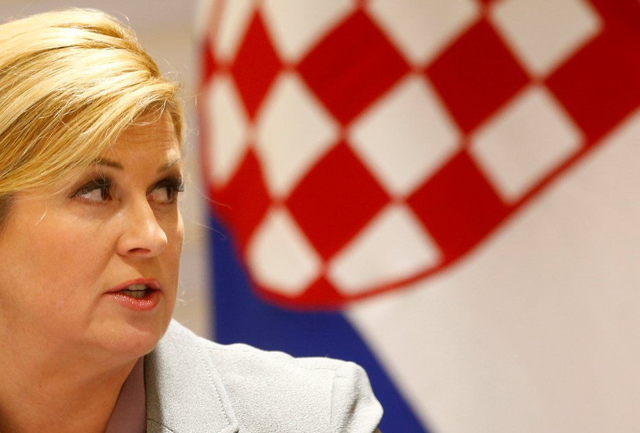 Fotografija: Kolinda se je nekoliko nerodno izrazila. FOTO: Dado Ruvic, Reuters