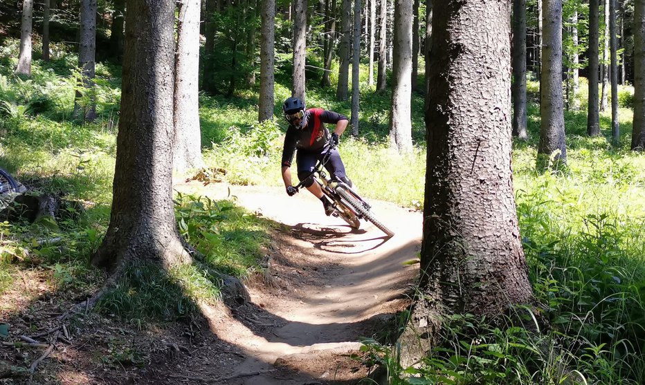 Fotografija: Muci ponuja tako lepe in ravne bande kot skalnate in razrite. FOTO: Staš Ivanc