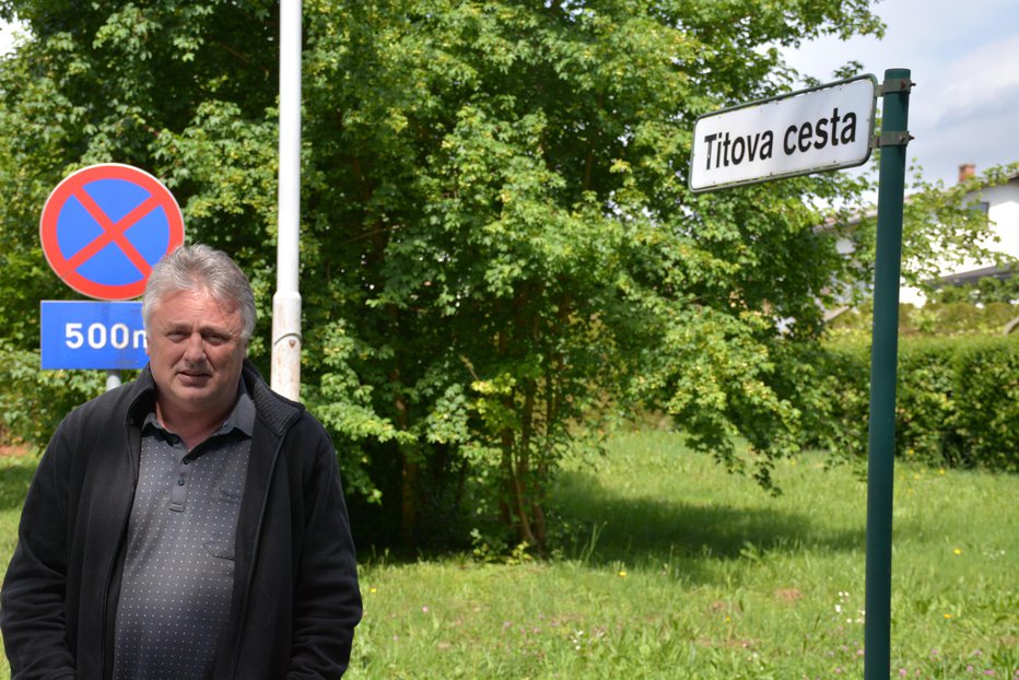 Fotografija: Roman Leljak se bo očitno moral sprijazniti s Titovo cesto. FOTO: Oste Bakal