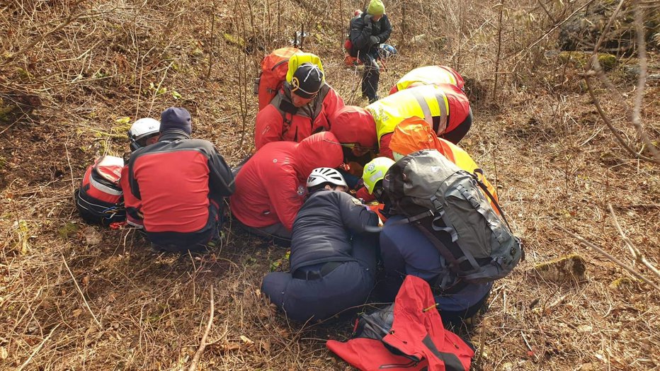 Fotografija: Našli so ga naslednji dan. FOTO: GRS Škofja Loka