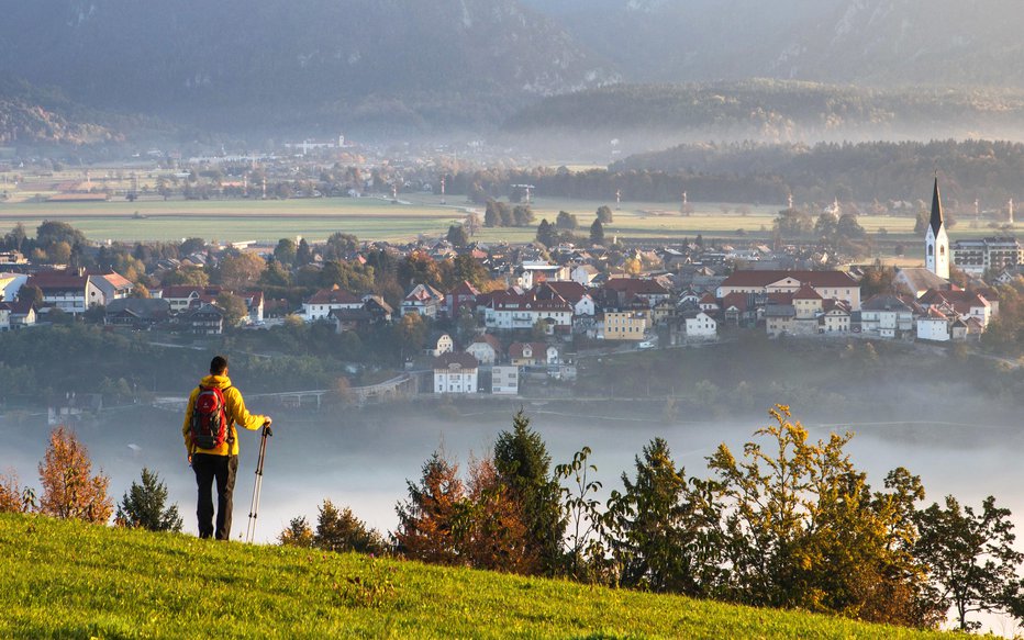 Fotografija: Radovljica je idealno izhodišče za pohode. FOTO: Jošt Gantar