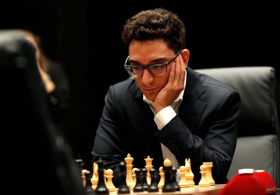 Fotografija: Fabiano Caruana je eden od zvezdnikov v ekipi Baden-Badna. FOTO: Paul Childs Reuters