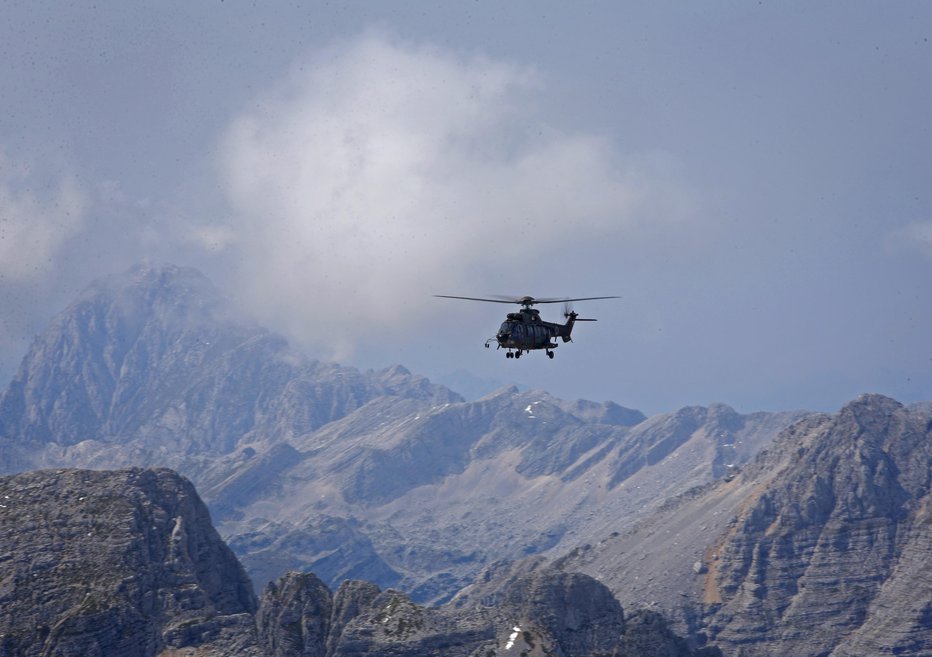 Fotografija: Posredoval je helikopter. FOTO: Matej Družnik