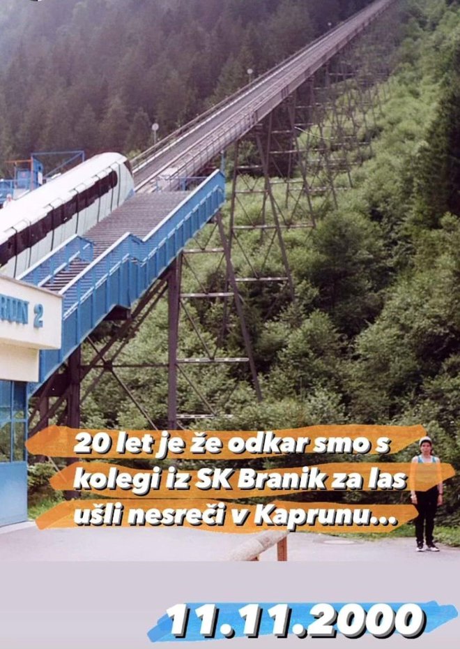 Domen Kumer je objavil fotografijo zobate železnice, po kateri se je 155 ljudi odpeljalo v smrt. FOTO: Instagram, Domen Kumer