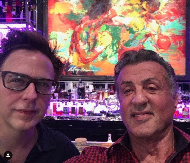 James Gunn in Sylvester Stallone sta navdušena nad sodelovanjem. FOTO: Osebni Arhiv