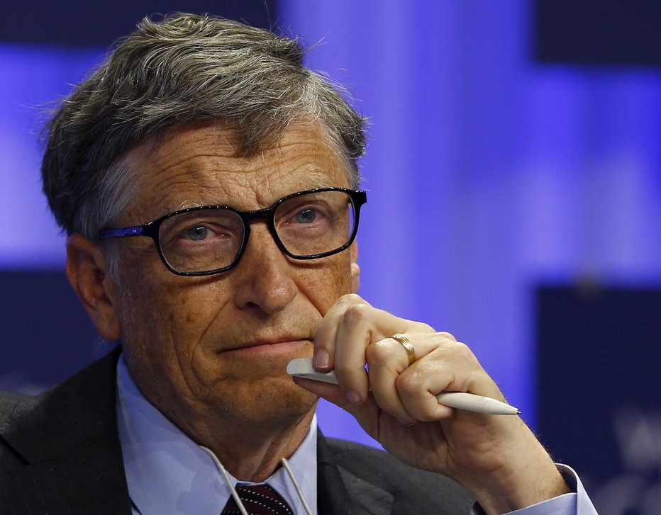 Fotografija: Bill Gates. FOTO: Denis Balibouse, Reuters