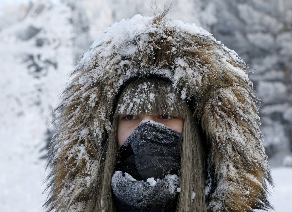 Fotografija: Zeblo nas bo do kosti. FOTO: Reuters