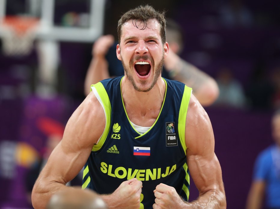 Fotografija: Basketball - Spain v Slovenia - European Championships EuroBasket 2017 Semi-Final - Istanbul, Turkey - September 14, 2017 - Goran Dragic of Slovenia celebrates. REUTERS/Osman Orsal FOTO: Osman Orsal Reuters