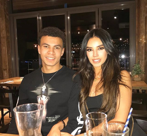 Dele Alli in Ruby Mae. FOTO: Instagram