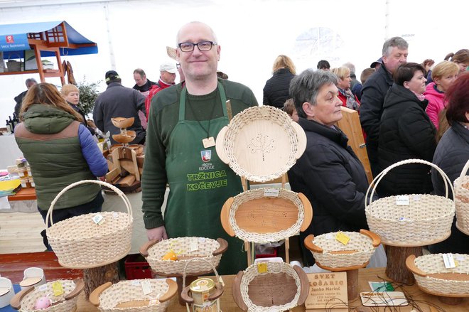 Janko Marinč ima svoj svet košaric.