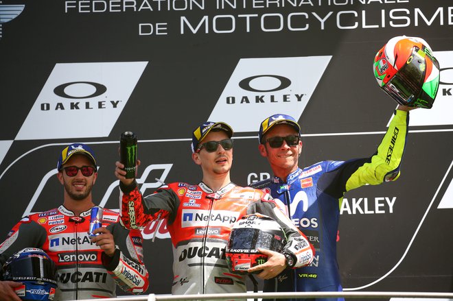 Jorge Lorenzo je zmagal. FOTO: Reuters