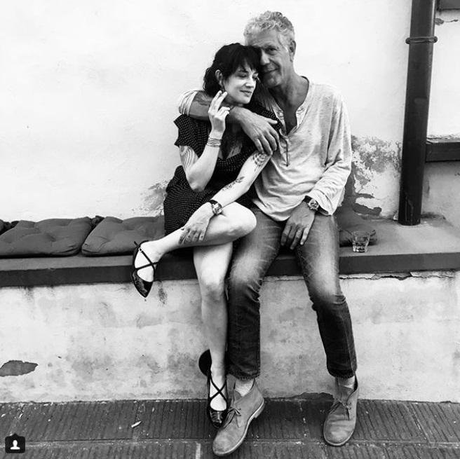 Anthony Bourdain je zadnja leta ljubezen našel v italijanski igralki Asii Argento. FOTO: Instagram