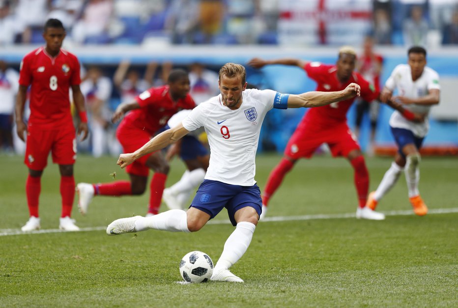 Fotografija: Harry Kane je po zadetkih najbolj lačen lev med tremi angleškimi levi. FOTO: AP