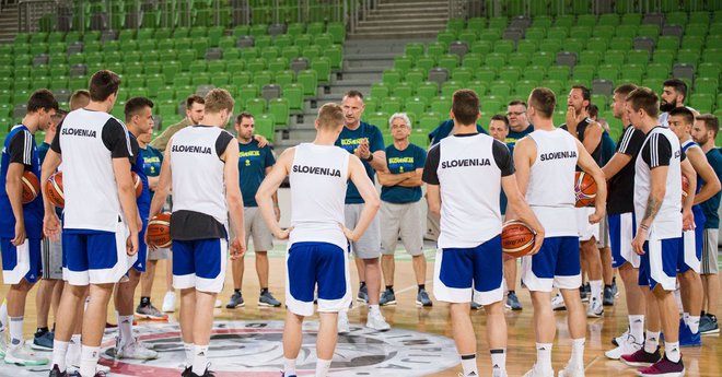 Na treningu v Stožicah Foto: kzs.si