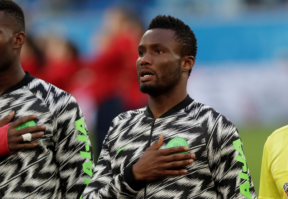 Fotografija: John Obi Mikel je proti Argentini igral z mislijo na ugrabljenega očeta. FOTO: Reuters