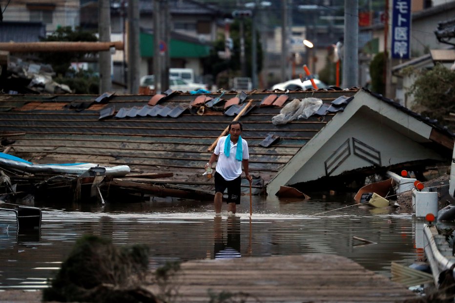 Fotografija: Posledice deževja. FOTO: Reuters