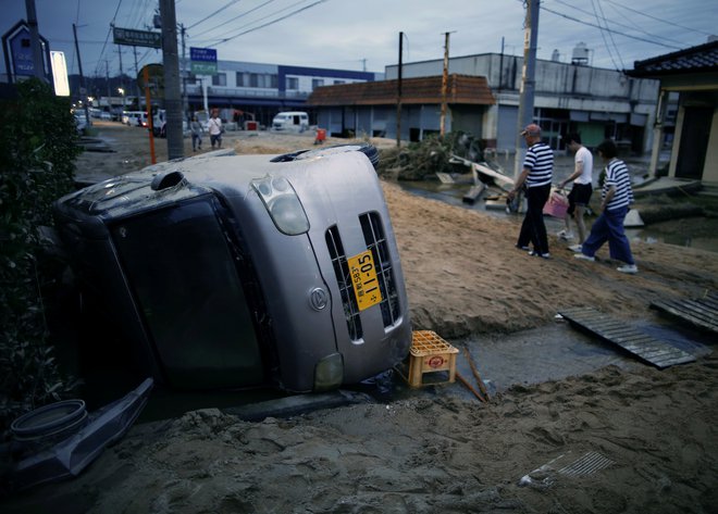 Posledice deževja. FOTO: Reuters