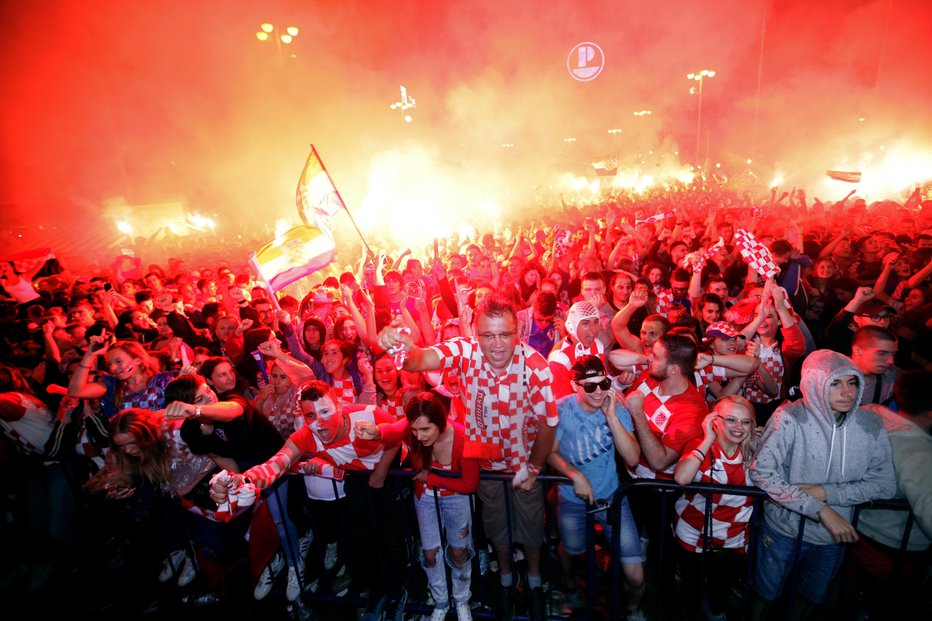 Fotografija: Zagreb je ob zmagi ognjevitih gorel od veselja. Foto: AP