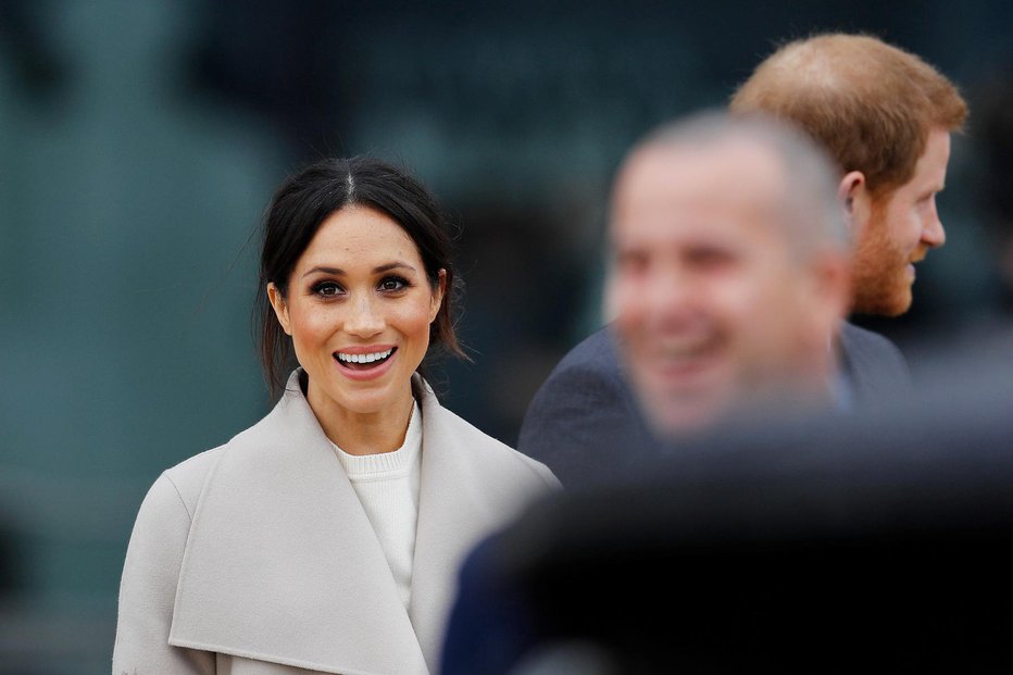 Fotografija: Meghan Markle in princ Harry. FOTO: Reuters