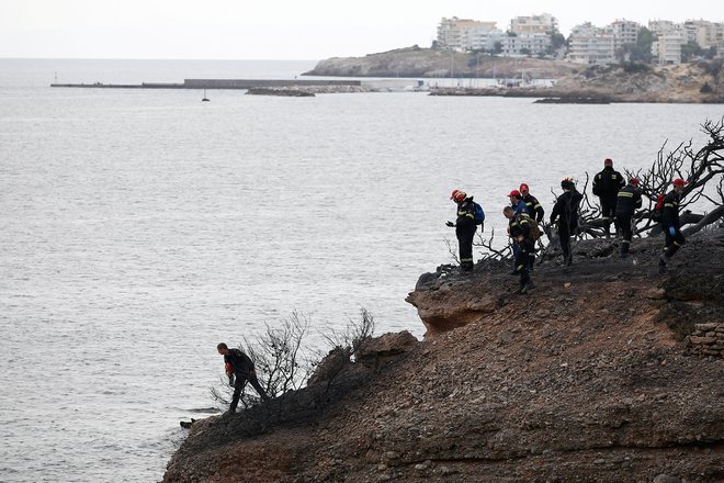 Požar v Grčiji. FOTO: Reuters