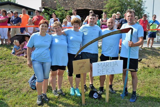 Ekipa Marija Reke, ki je zmagala tudi lani. FOTO: Darko Naraglav