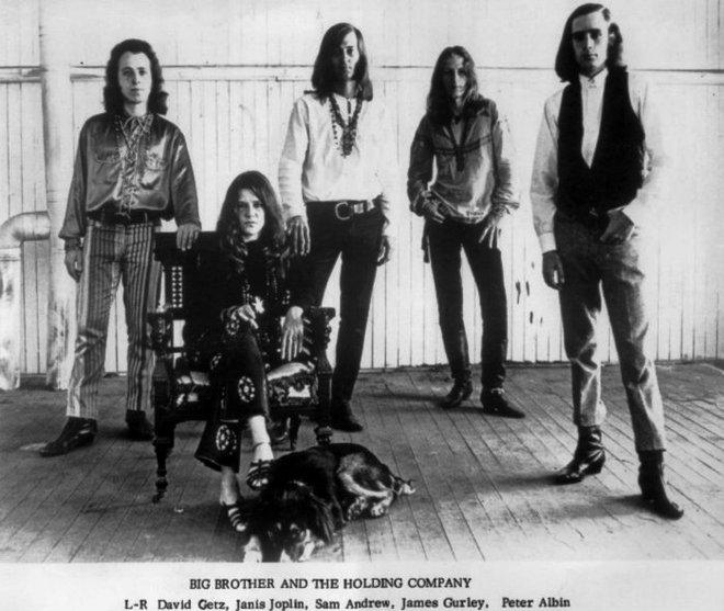 Joplinova naj bi v svet omame padla s člani svojega benda Big Brother and the Holding Company. Foto: wikipedia