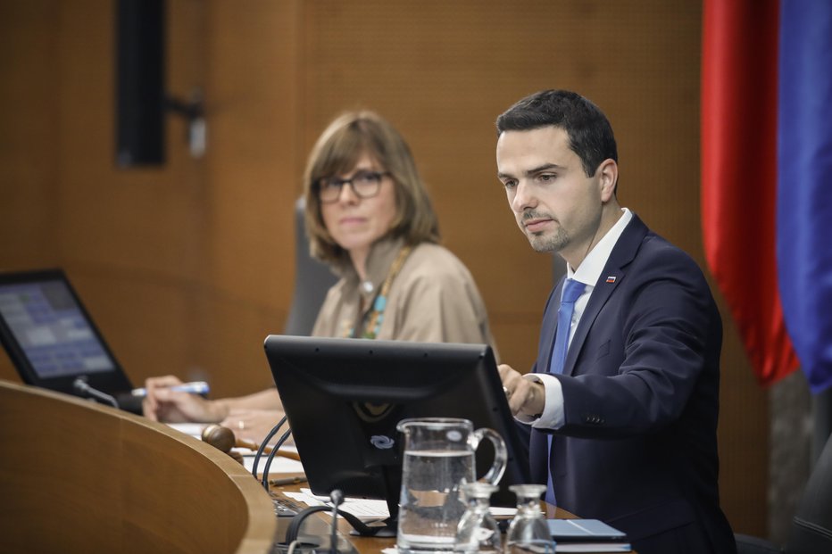 Fotografija: Matej Tonin, za zdaj še predsednik Državnega zbora RS. FOTO: Uroš Hočevar