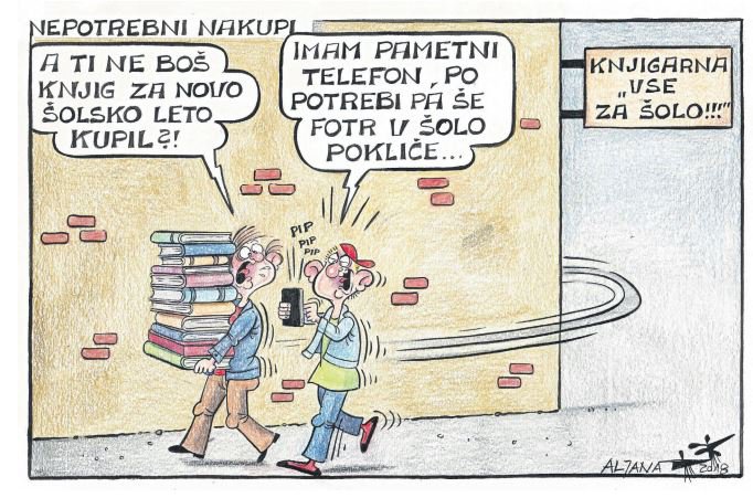 Fotografija: Sobotna karikatura FOTO: Aljana Primožič Fridauer