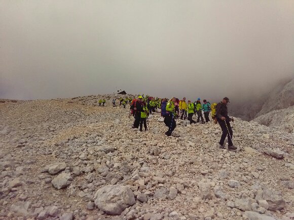 100 žensk na Triglav. FOTO: Boštjan Fon