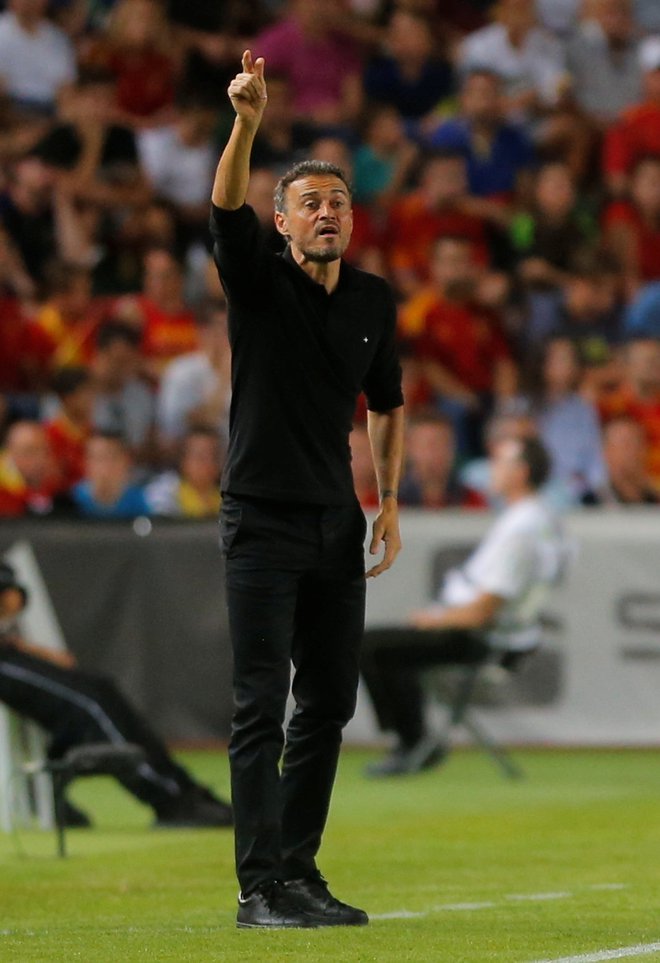 Novi selektor Španije Luis Enrique se odlično znajde v novi vlogi. Foto: Reuters