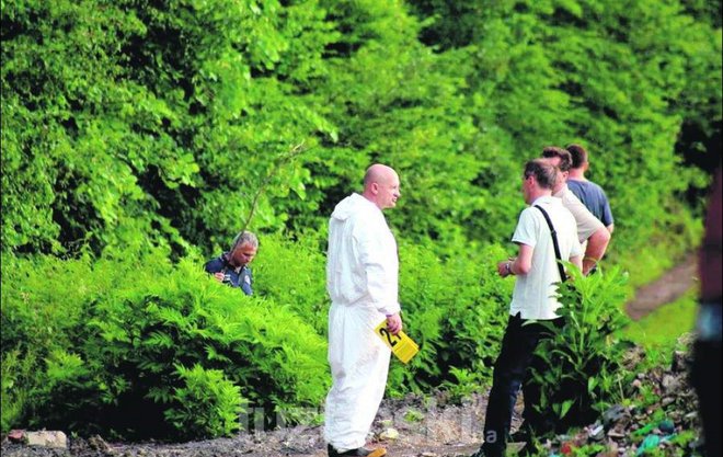 Preiskovalci iščejo dele trupla nesrečne ženske. FOTO: Dnevni Avaz