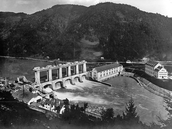 Panoramska fotografija HE Fala Foto: arhiv DEM