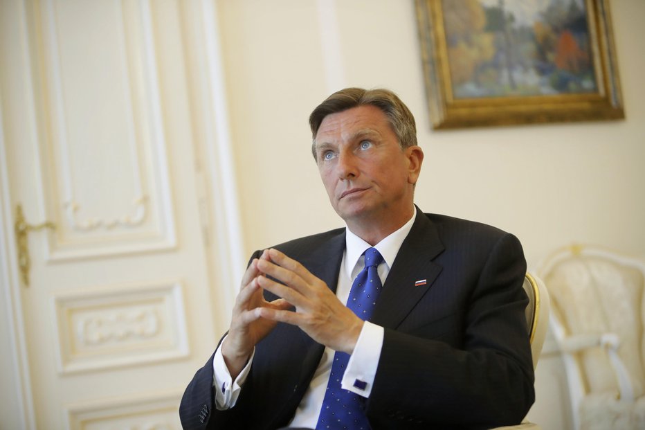 Fotografija: Borut Pahor. FOTO: Leon Vidic, Delo