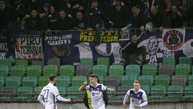 Luka Zahović je zabil gol upanja za Maribor. Foto: Blaž Samec