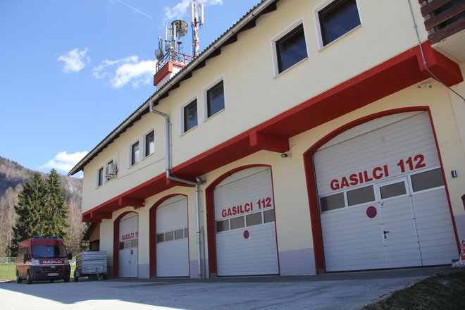 Gasilski dom PGD Begunje na Gorenjskem FOTO: Boštjan Fon