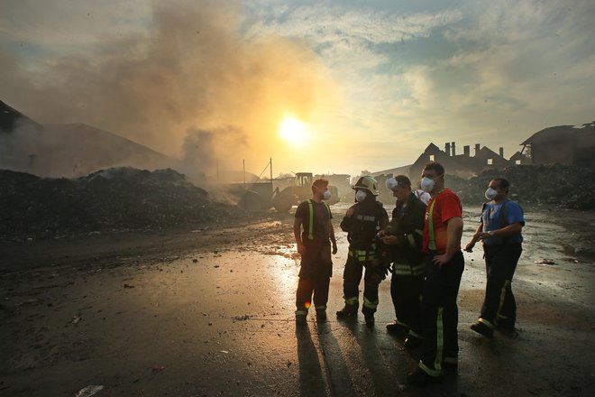 Gasilci so v Ekosistemih v zadnjih letih intervenirali vsaj trikrat. FOTO: Jure Eržen