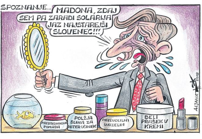 Fotografija: Sredina karikatura FOTO: Aljana Primožič Friaduer