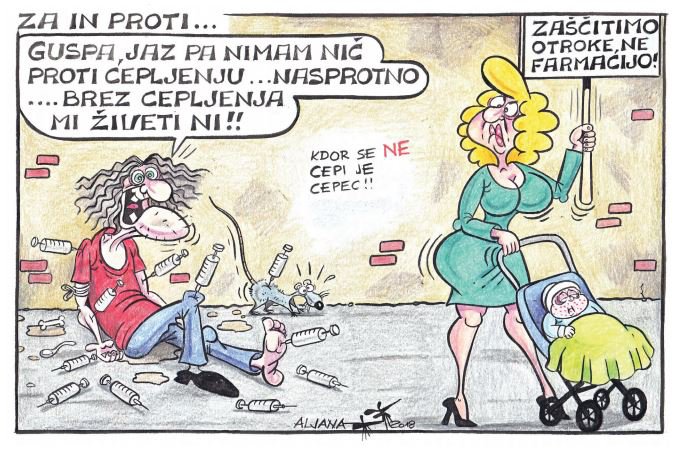 Fotografija: Sredina karikatura FOTO: Aljana Primožič Fridauer