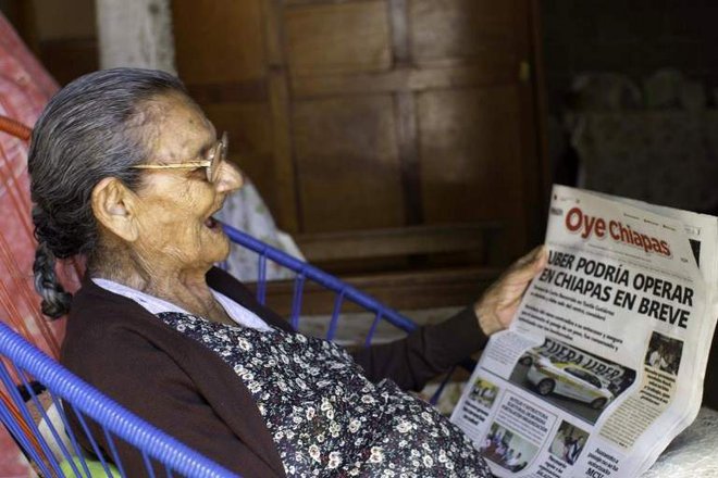 Guadalupe je najbrž najstarejša dijakinja na svetu. FOTO: AFP