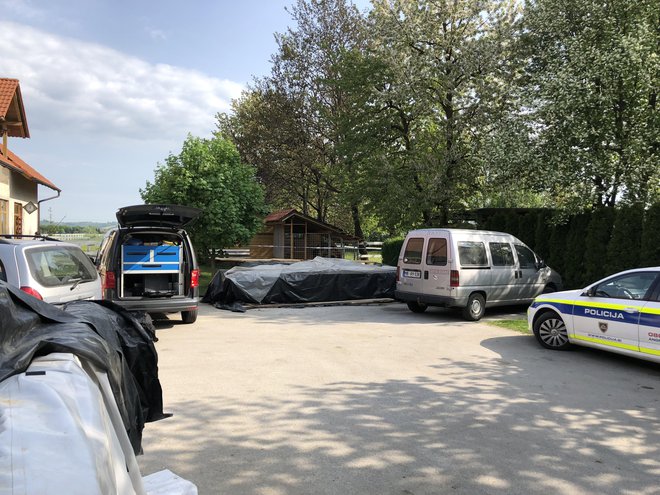 Policisti in kriminalisti so osumljenca prijeli že slabih 14 ur po požigu. FOTO: Aleš Andlovič