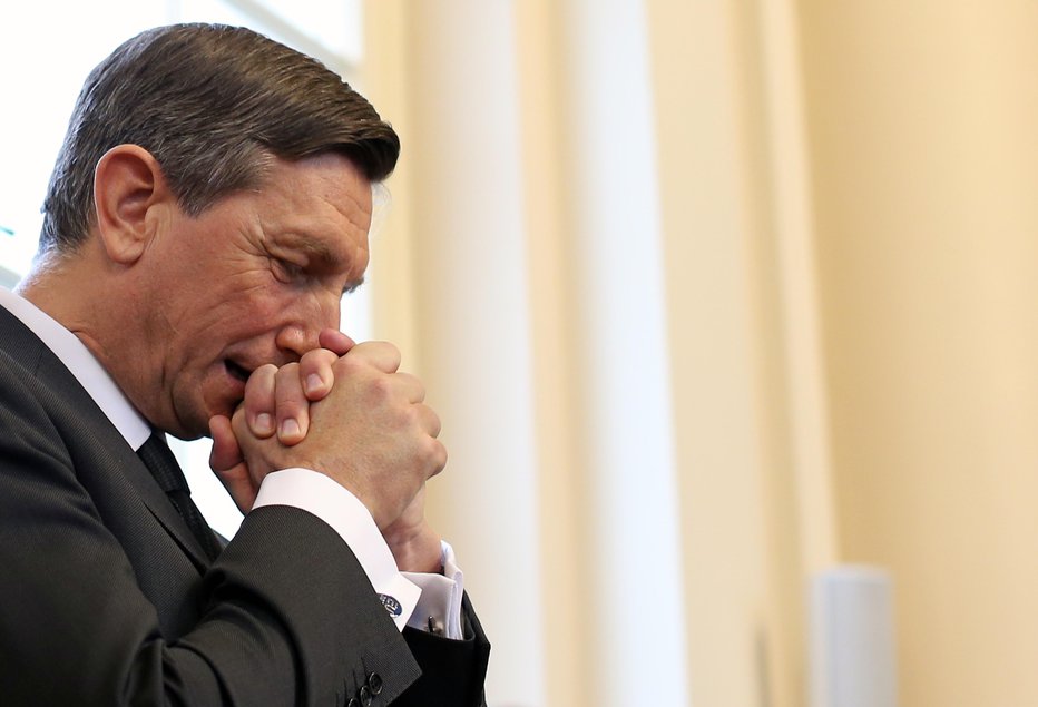 Fotografija: Borut Pahor. FOTO: Tomi Lombar, Delo