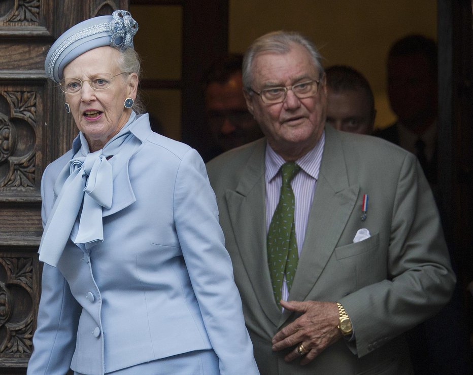 Fotografija: Queen Margrethe II in Princ Henrik FOTO: AP